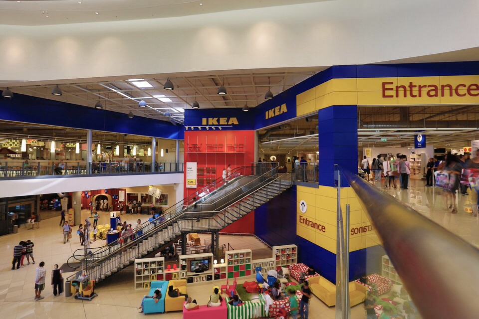 Bangkok's IKEA... nestled in a huge mall called Mega Bangna...